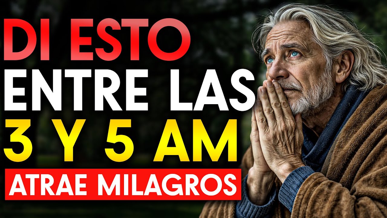 SI TE DESPIERTAS ENTRE 3 Y 5 AM, ESTA ORACIÓN ATRAE MISERICORDIA Y MILAGROS