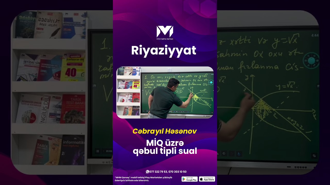 Cəbrayıl Həsənov #miq #sertifikasiya #mhm #riyaziyyat 