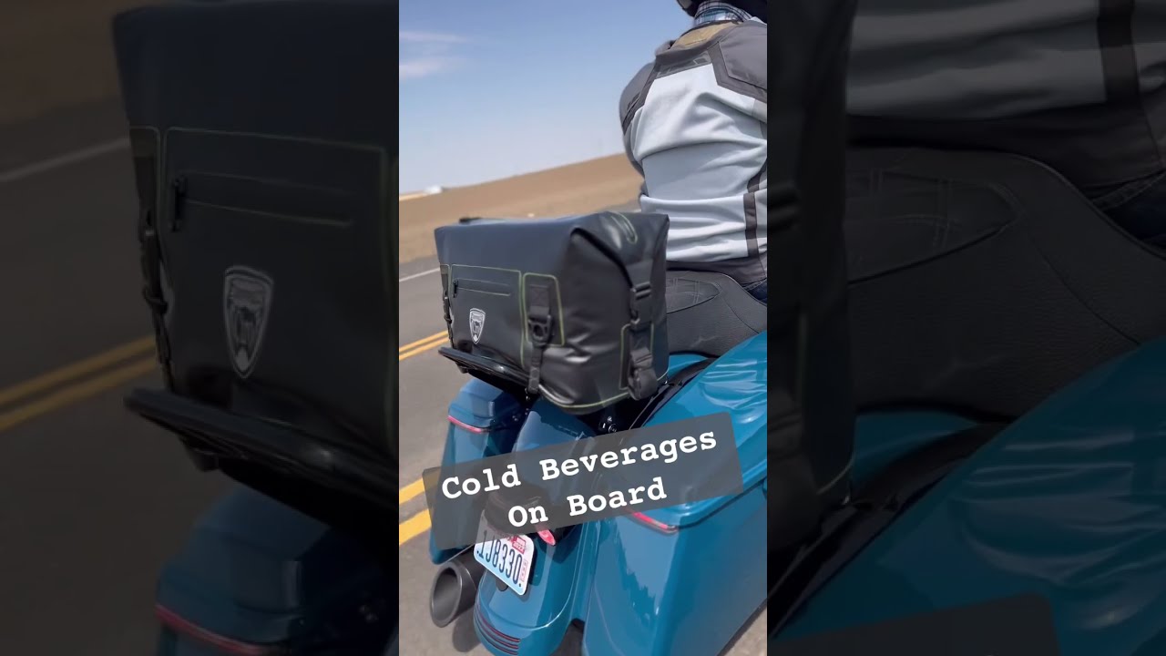 A motorcycle travel cooler worth getting! 🥶🥶 #shorts