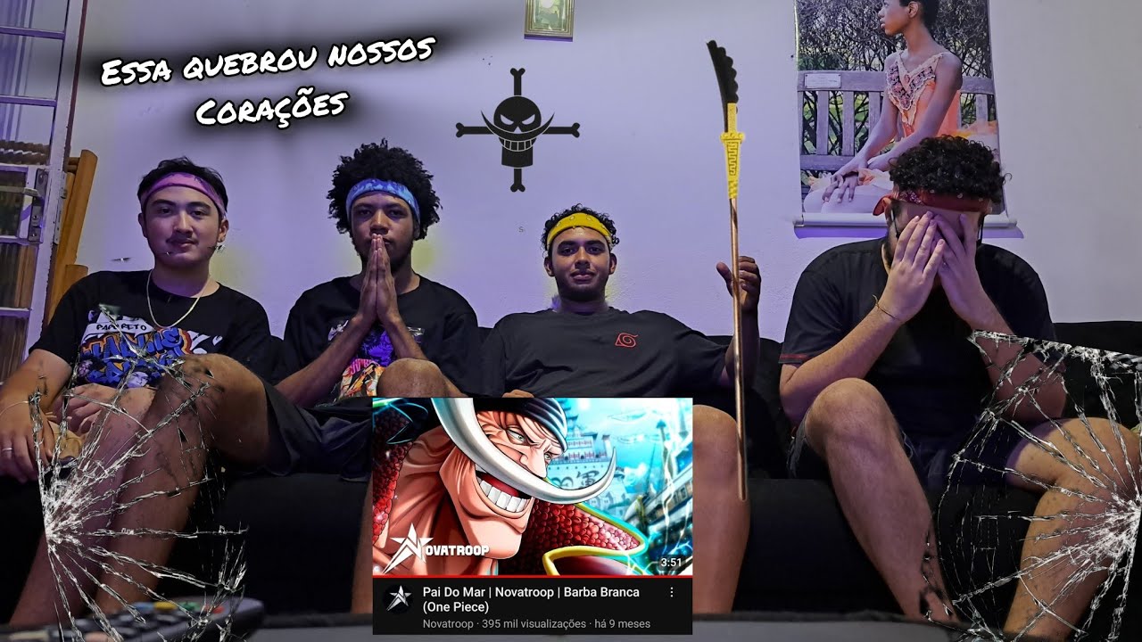 Pai Do Mar | Novatroop | Barba Branca (One Piece) // JV REACT e Tripulação