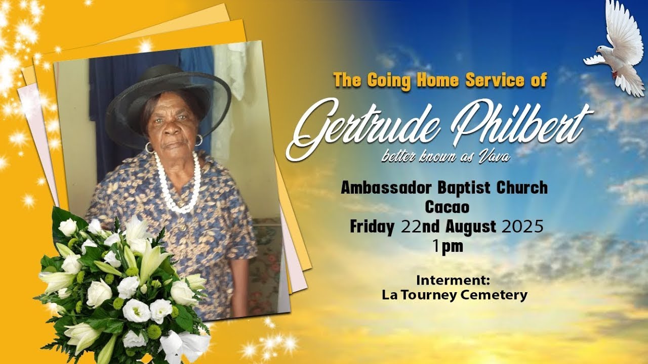 Funeral Service for the late Gertrude Philbert  | Ambassador Baptist Church |