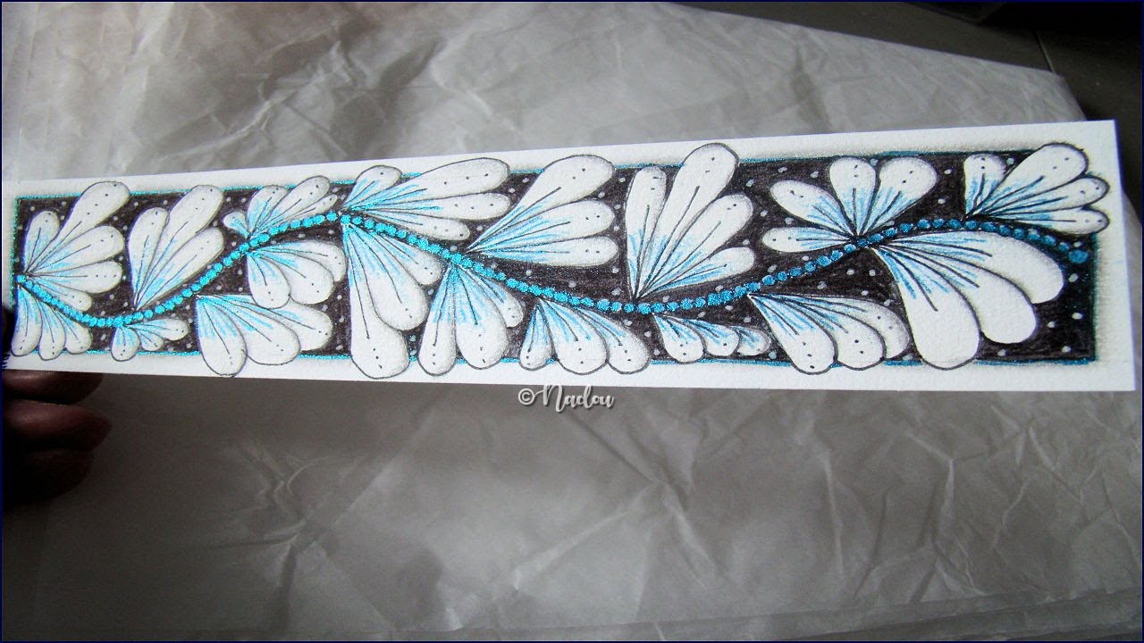 55 - Marque pages style ZenTangle