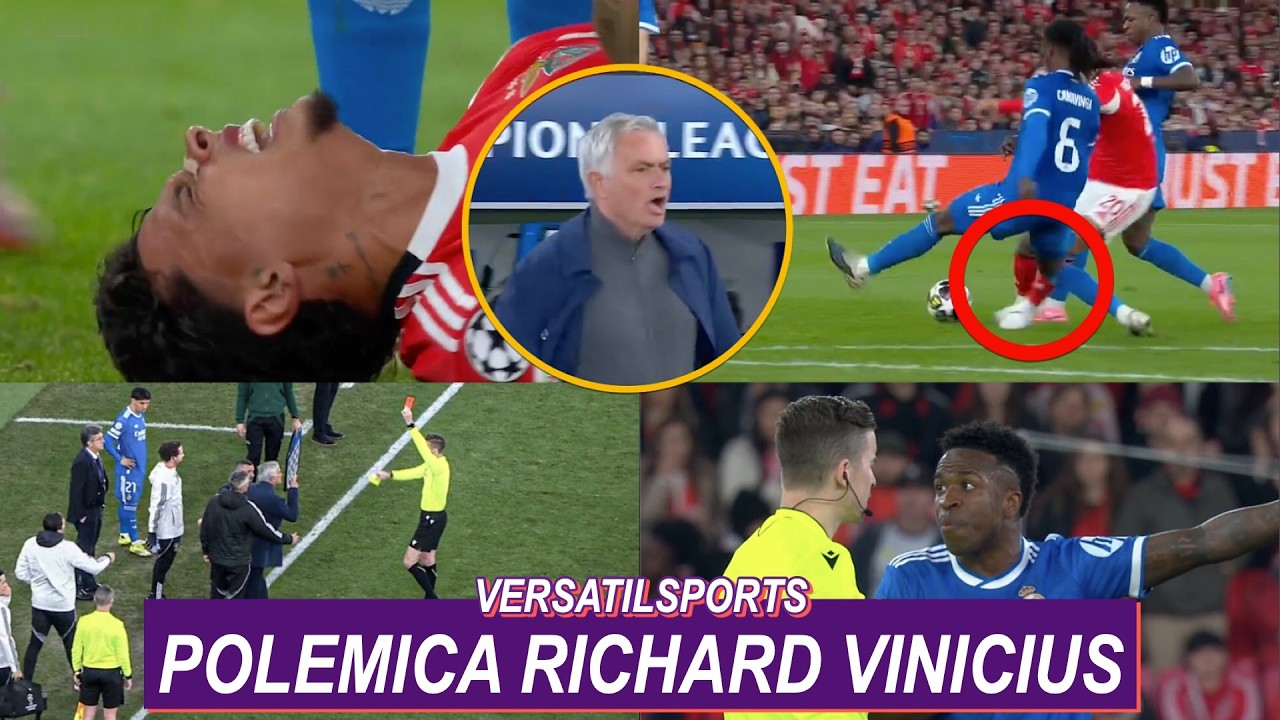ASI REACCIONA PRENSA EUROPEA a POLEMICA FALTA de VINICIUS JR a RICHARD RIOS BENFICA vs REAL MADRID