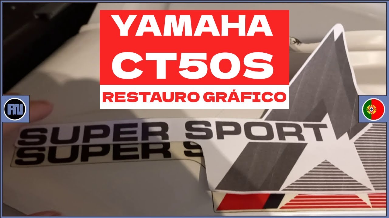 Restauro Gráfico Yamaha CT50S!