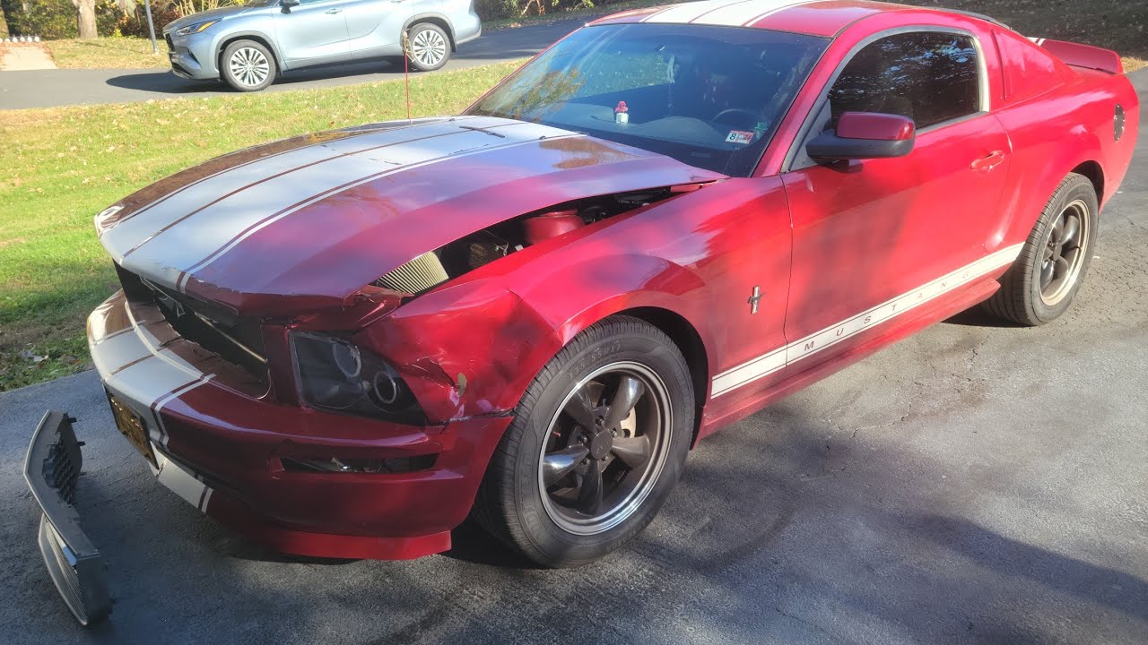 Deer Crash Mustang 2005-2009 Mustang S197 fix