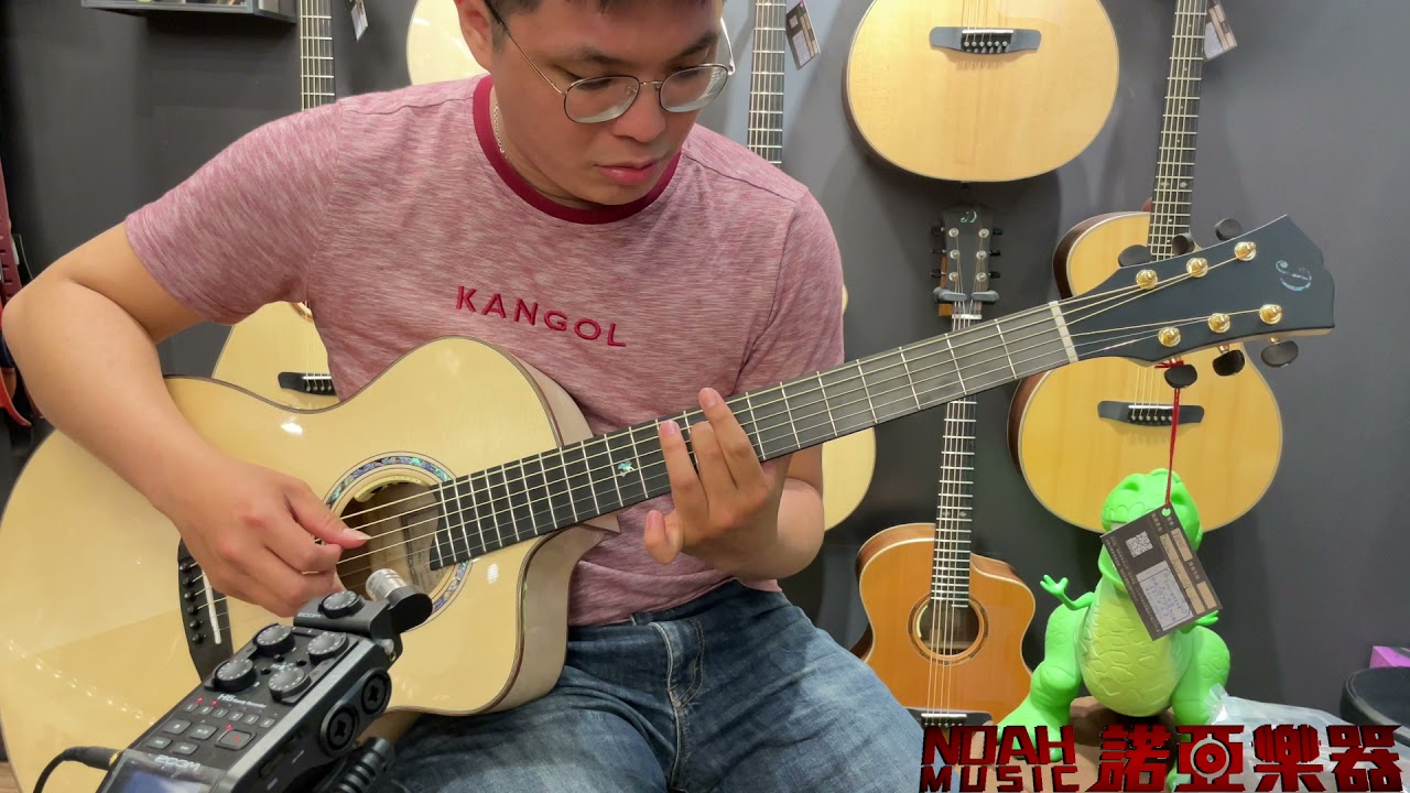 【諾亞樂器-吉他試聽】楓木側背板 全單板吉他音色大比拼(Gibson、Dowina、Mayson、Ayers)