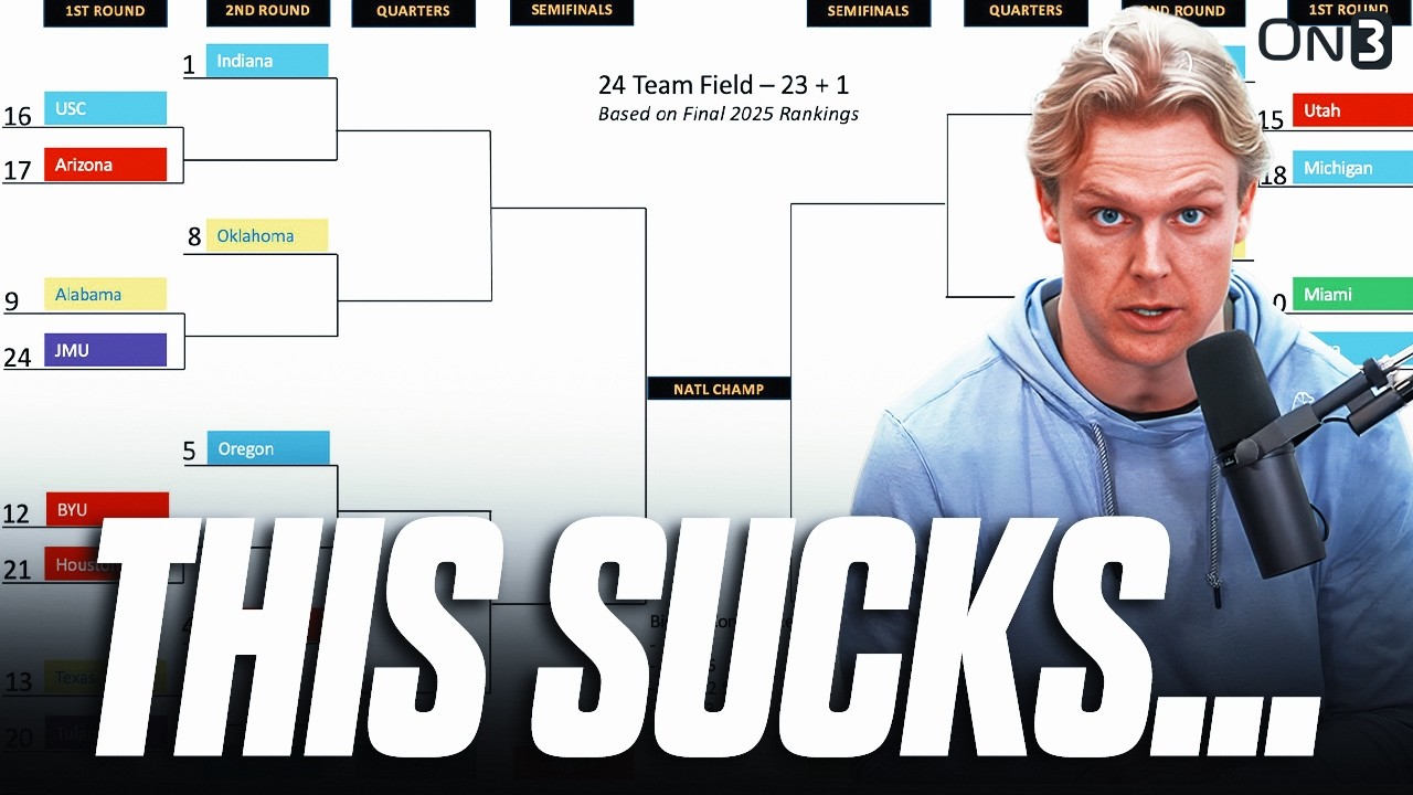 FIRST LOOK At A 24-Team College Football Playoff... IT SUCKS