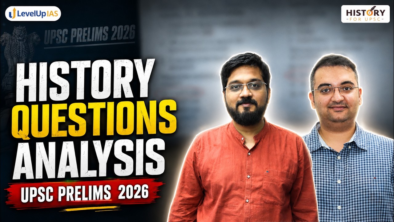 UPSC Prelims 2026 - History Questions Analysis & Answers by Nikhil Sir & Vishal Sir