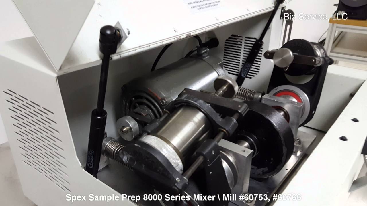 Spex Sample Prep 8000 Series Mixer \ Mill #60753, #60766
