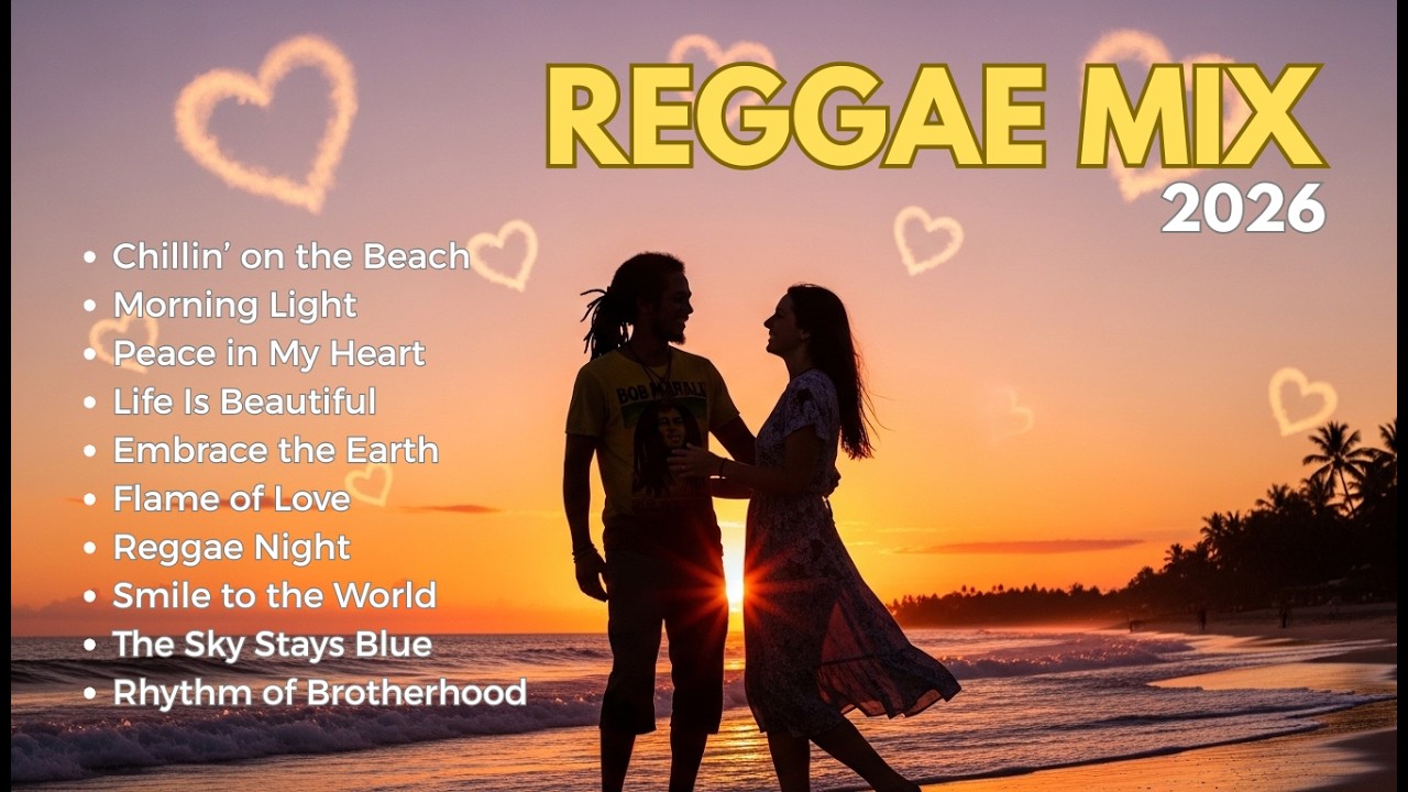 Sunset Reggae Music for Relaxing Beach Evenings 💚