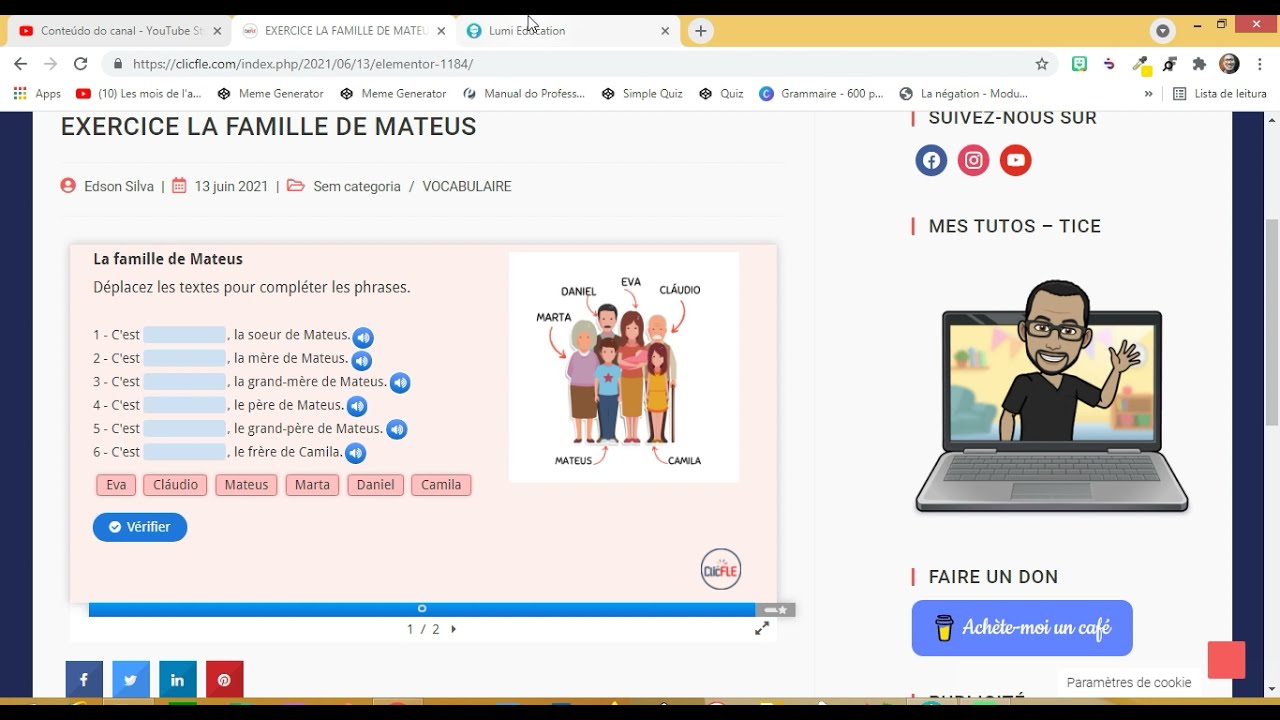 Créer des exercices interactifs facilement.