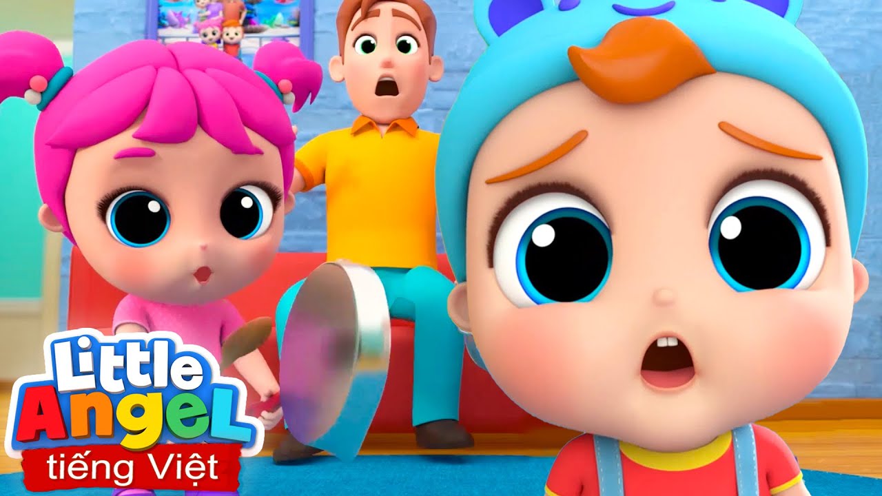Bé Bị Nấc | Bài Hát Nấc Cụt | Hoạt Hình Thiếu Nhi | Little Angel Tiếng Việt