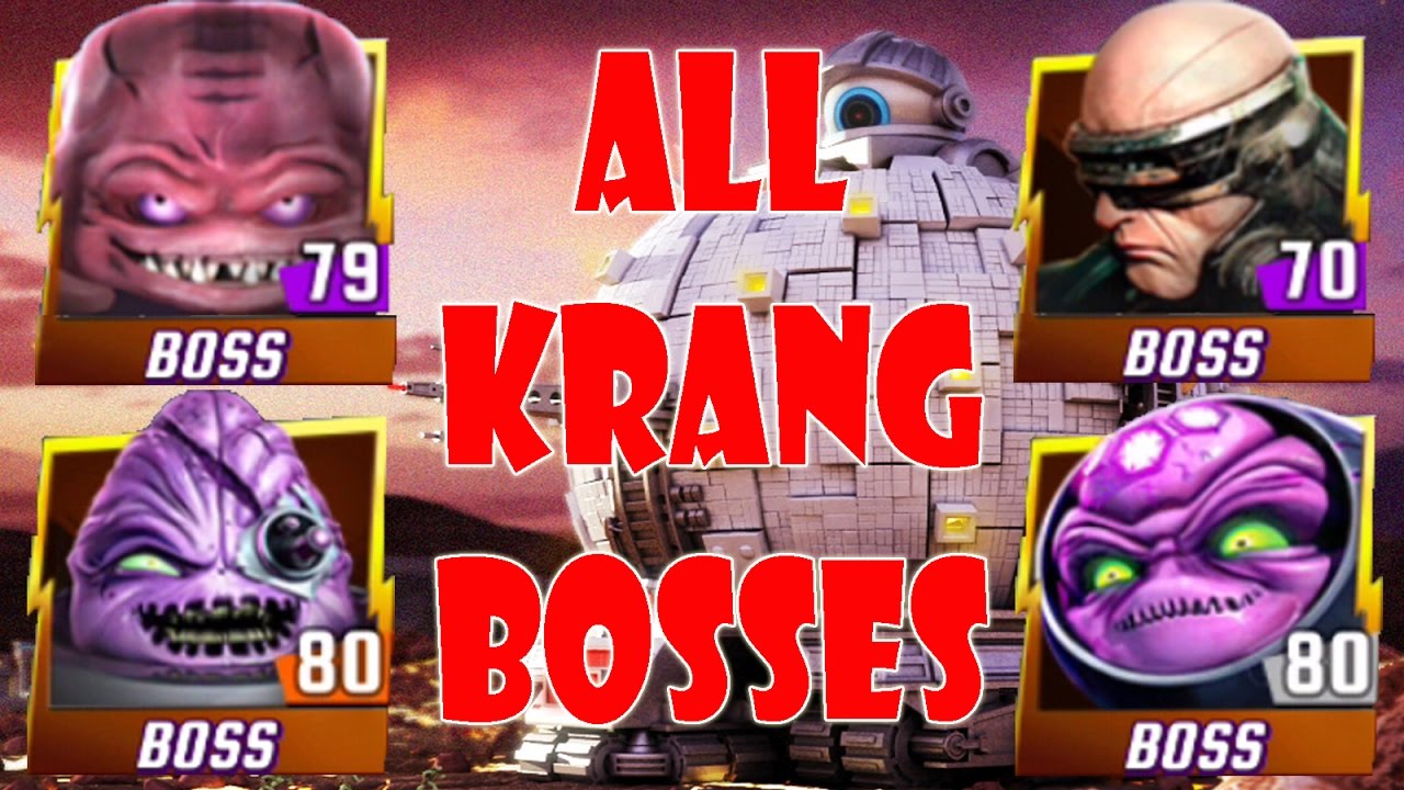 All Krang Bosses - TMNT Legends
