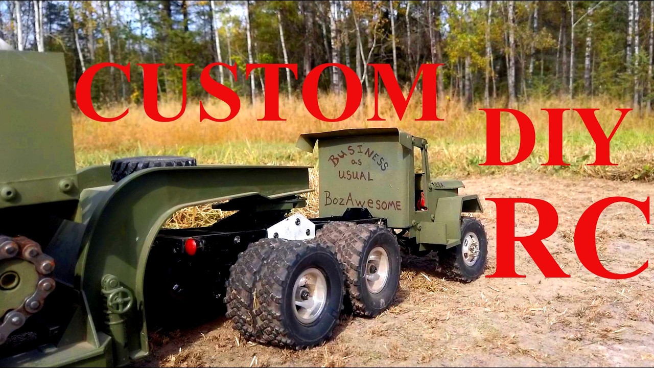 RC WAR INTRO: Real Damage Shooting & Destruction WPL 5th Wheel DIY Custom Mod Metal Tank Tread Armor