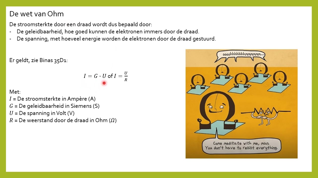 Elektriciteit - Weerstand en geleiding