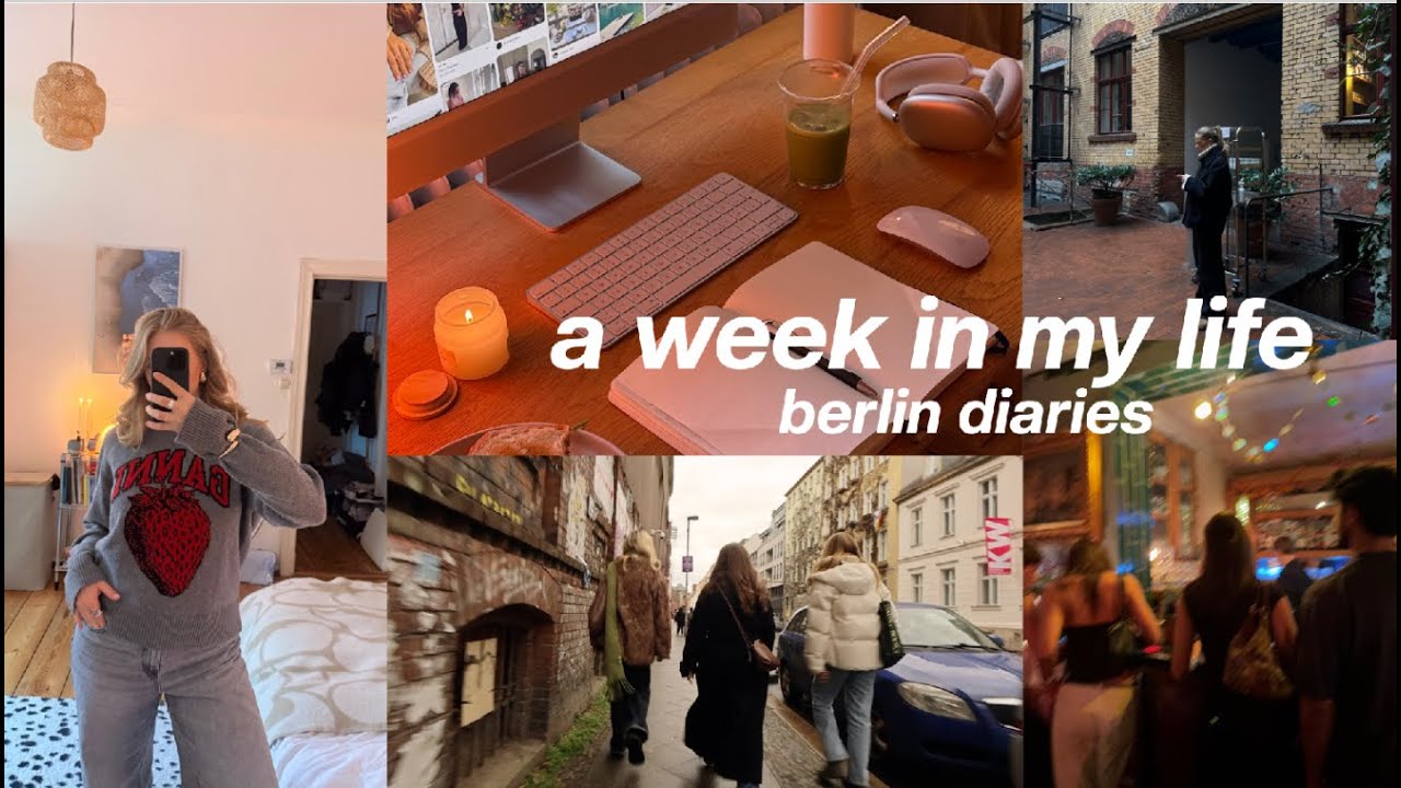 a week in my life 🍓🤍 I Berlin Diaries I friends & selfcare I Hanna Marie