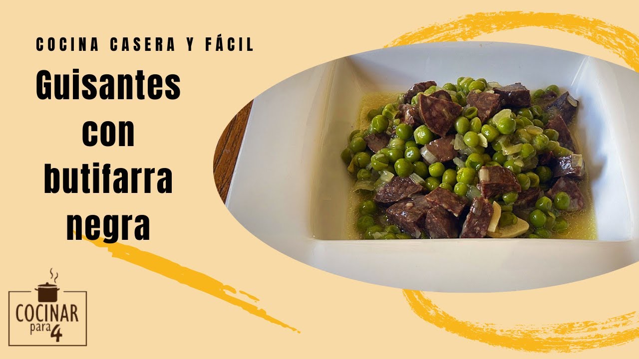 🔴 ¡Esta Receta de GUISANTES con BUTIFARRA NEGRA es un ÉXITO! 😍🔥