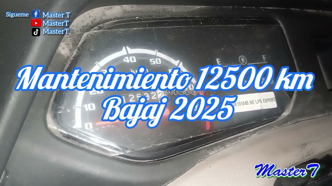 Bajaj 2025 Mantenimiento de 12500 kilómetros seguimiento 