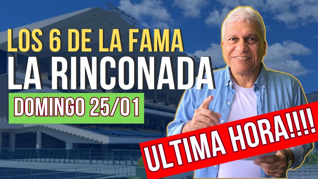 PRONÓSTICO 5 Y 6 🚨- DOMINGO 25/01 - #LARINCONADA