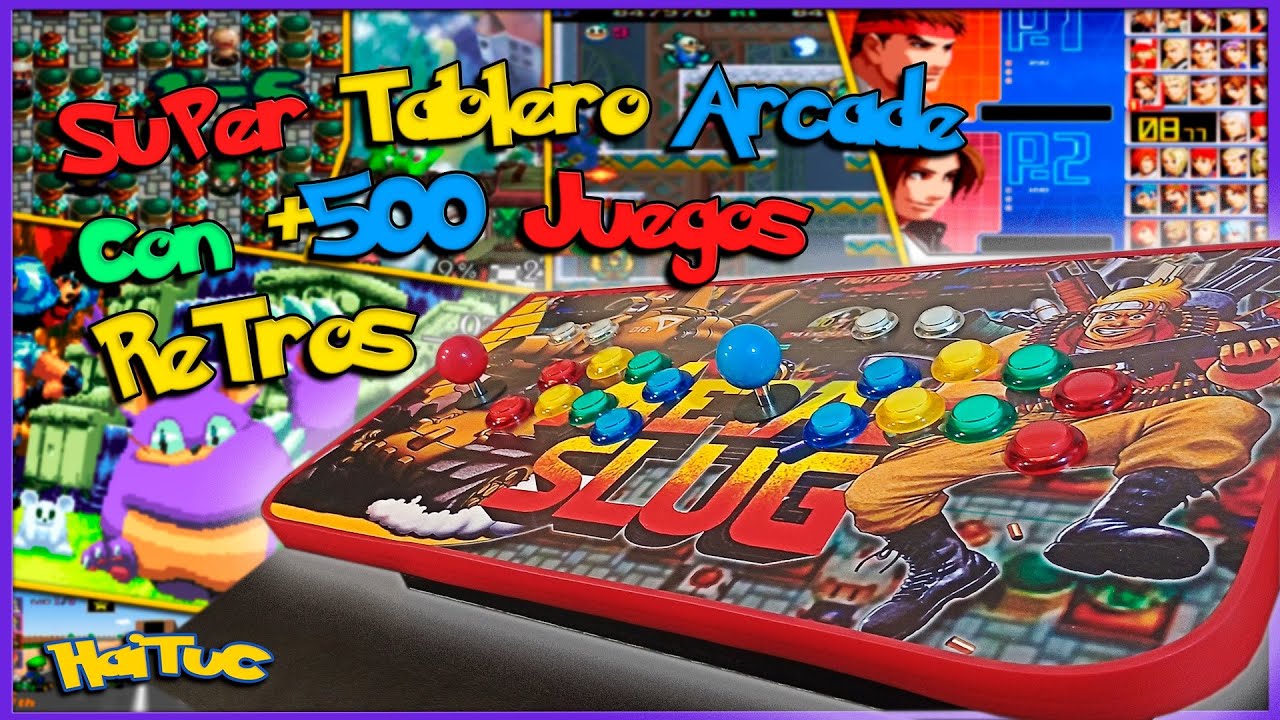 Diseño y Creación de SUPER TABLERO ARCADE - Muy fácil de hacer