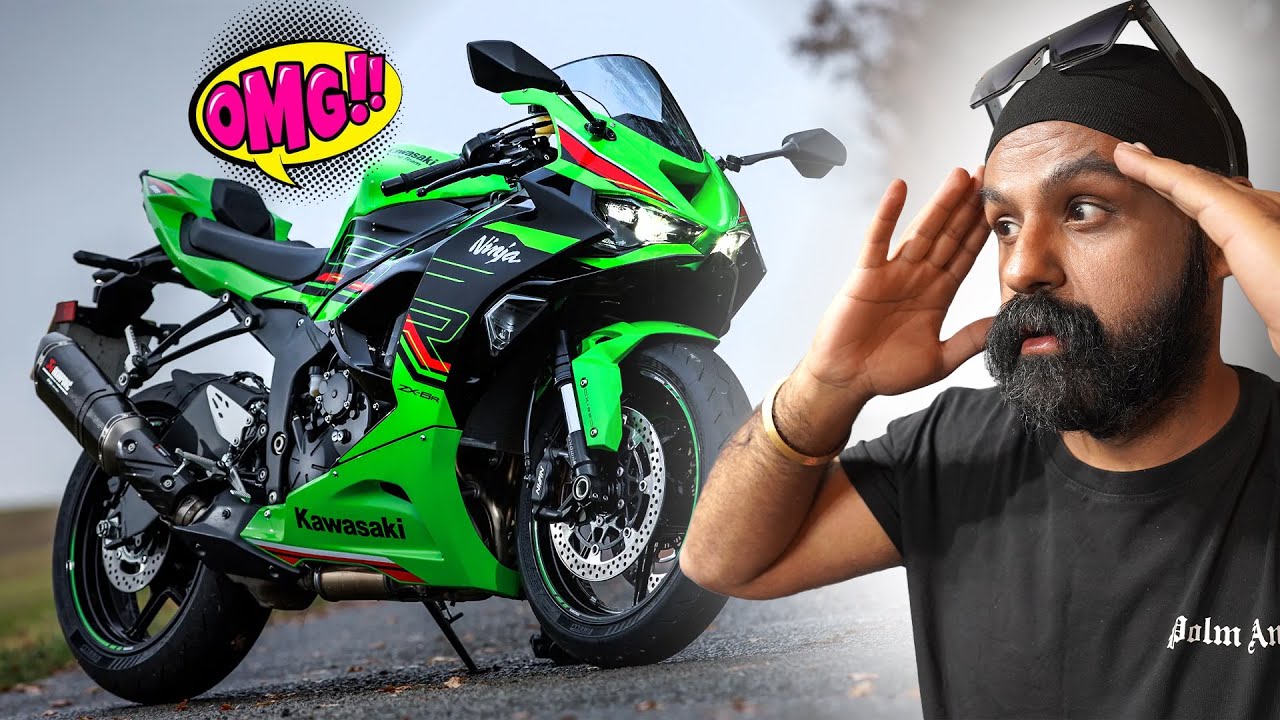 1 saal naukri karke leli Kawasaki ZX6 R