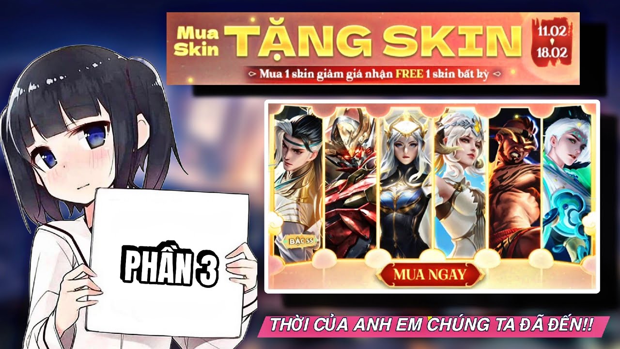 Sự kiện MUA SKIN TẶNG SKIN 2024 có ngon như bạn nghĩ? Phần 3 - Liên Quân Mobile | Anhhshen