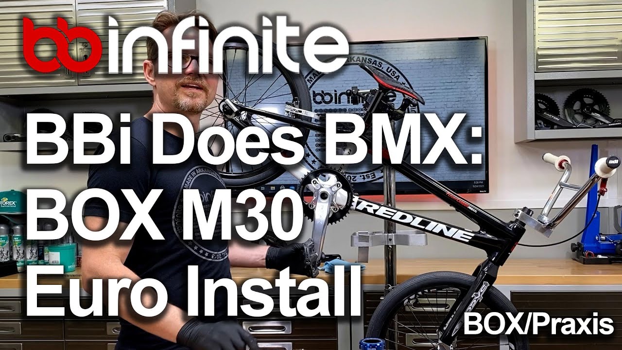BBInfinite Does BMX: BOX M30 Euro Install, Entire BB Just 80 grams!