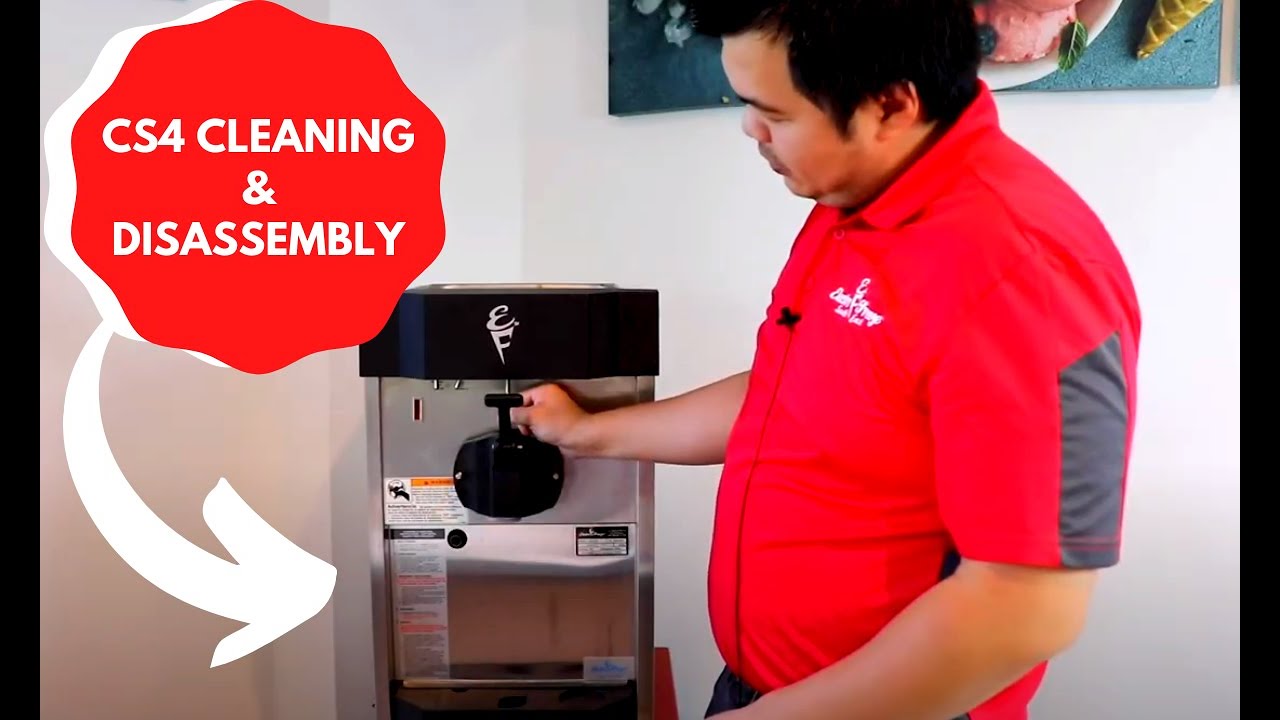 Electro Freeze CS4 Cleaning & Disassembly Soft-serve ice cream machine