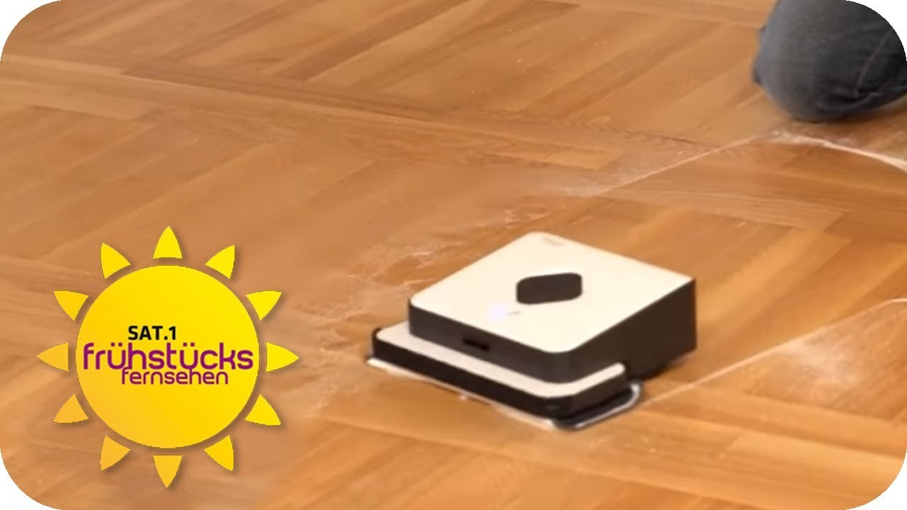 Saubere Wohnung ohne selbst anzupacken - Wischroboter im Alltagscheck! | SAT.1 Fr&uuml;hst&uuml;cksfernsehen