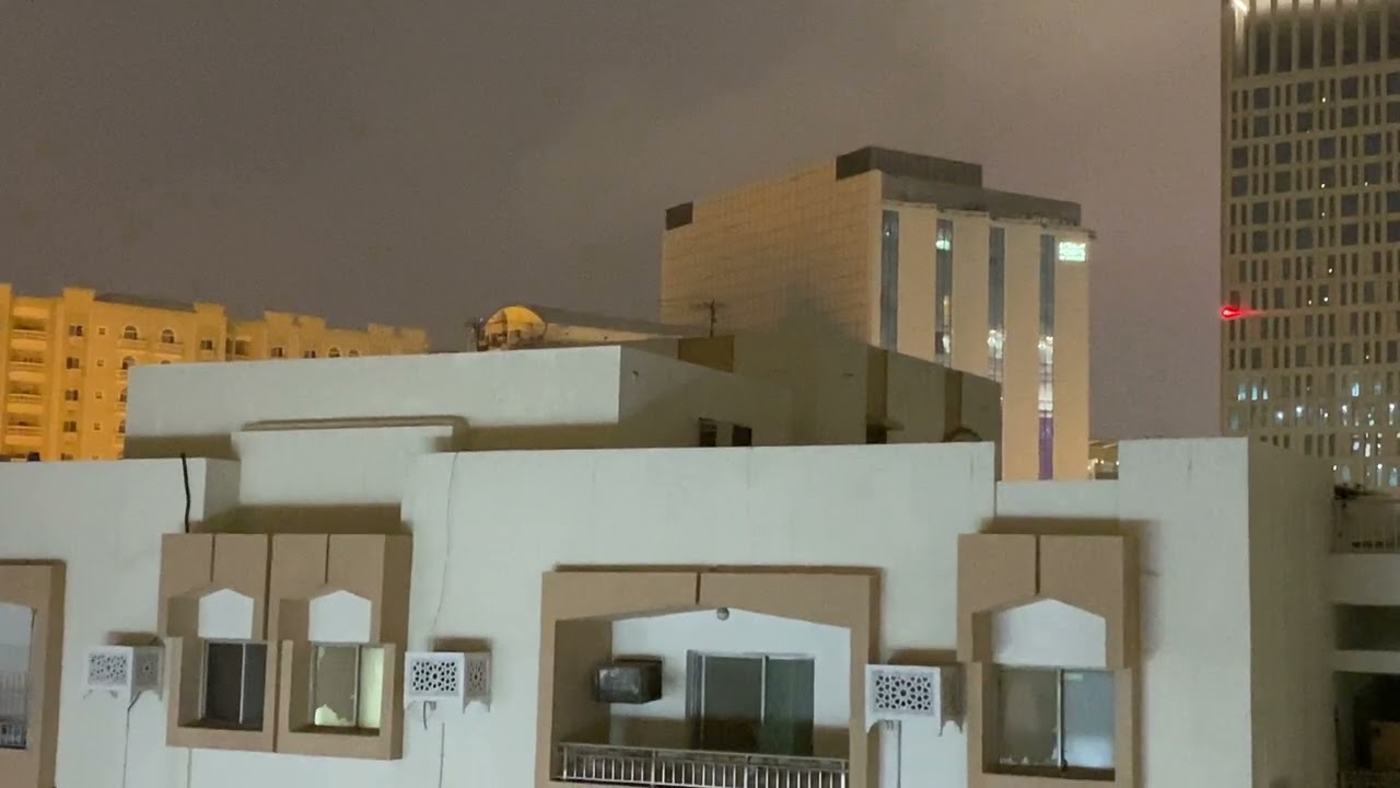 Heavy rain in Doha,Qatar 2025 #rain #travel #doha #love 