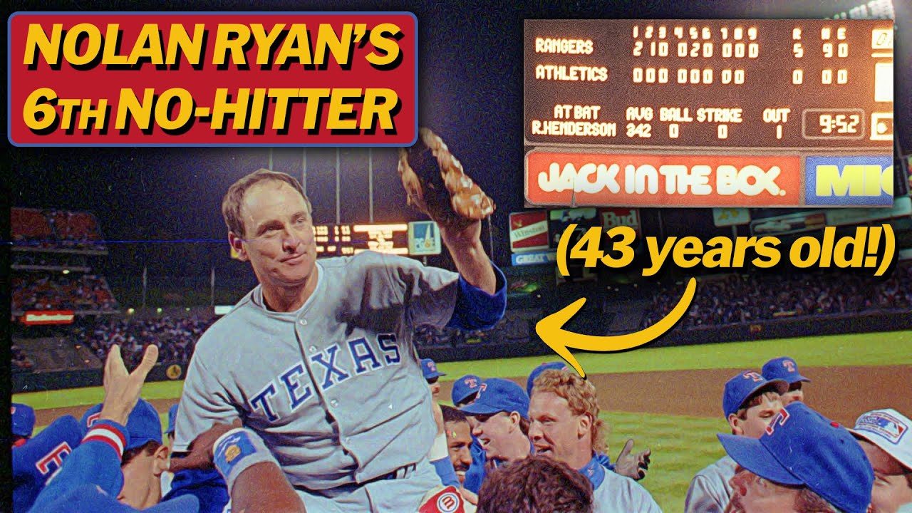 Nolan Ryan's 6th No-Hitter (FULL GAME) | MLB Classic Games