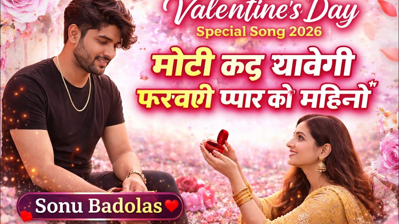 मोटी कद आवेगी फरवरी प्यार को महिनों।। New velentine day Meena geet, sonu Badolas love story Geet 