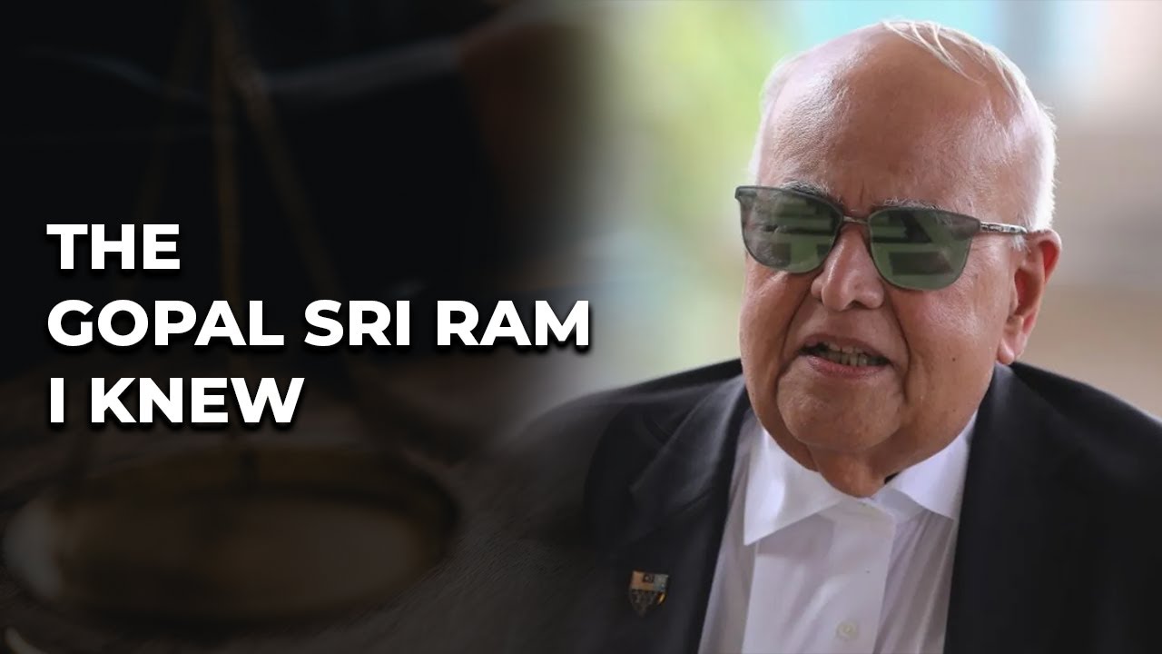 The Gopal Sri Ram I knew