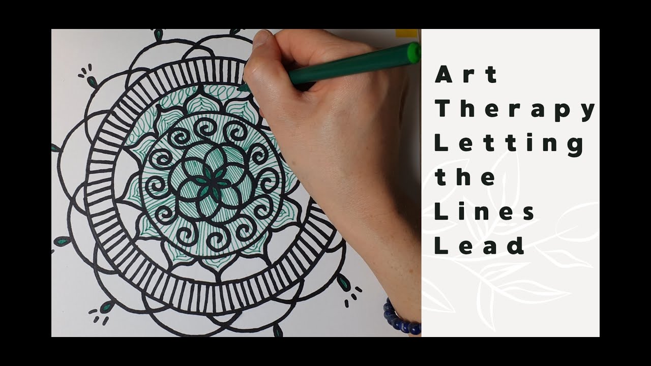 Intuitive Art Therapy: Letting the Lines Lead Your Hand | Flow Drawing | Relaxing Art
