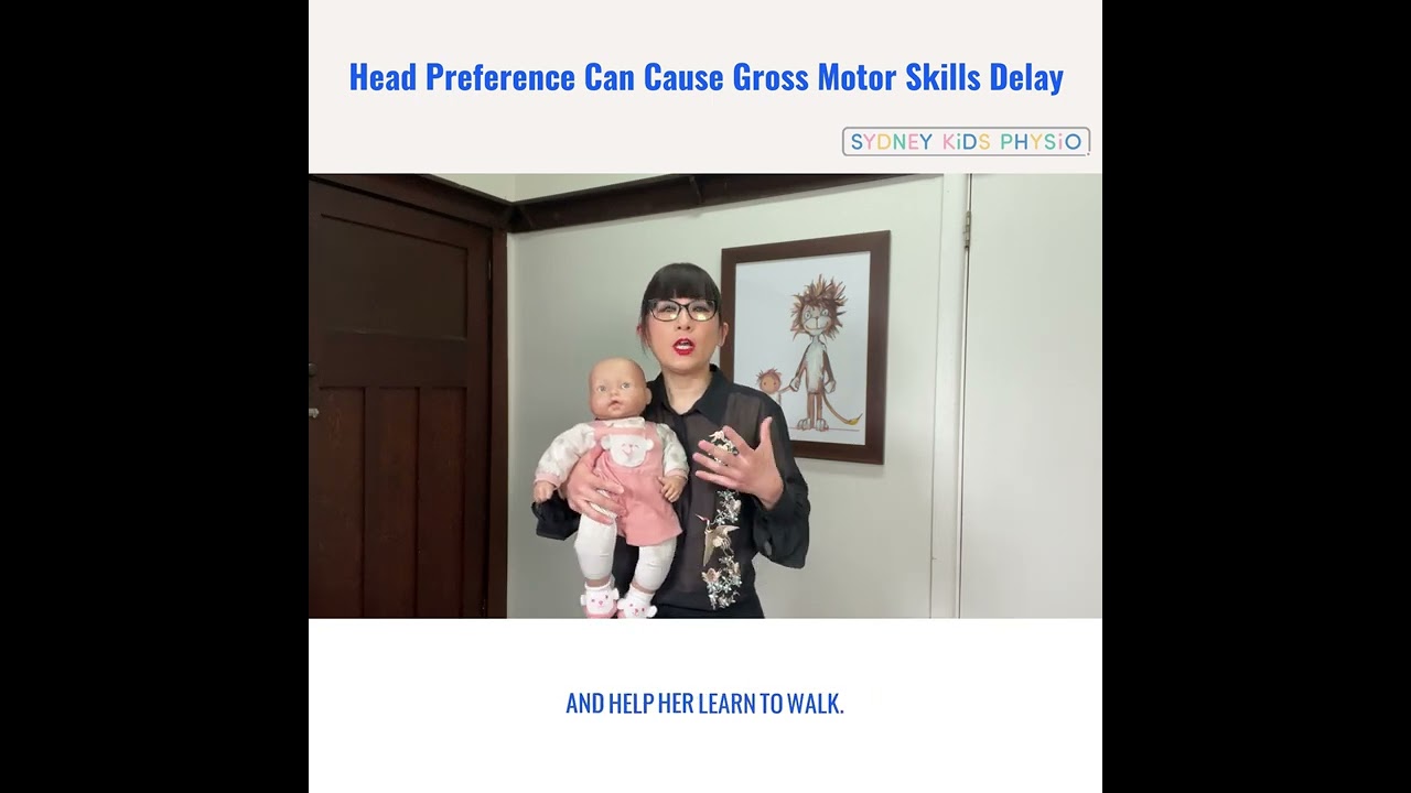 😲😲Head Preference Can Cause Gross Motor Skills Delay 👶🏻