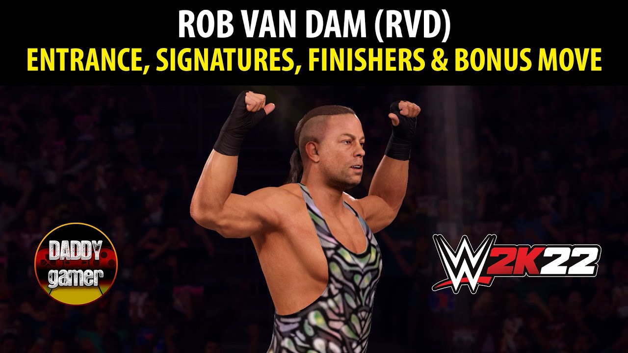 Rob Van Dam (RVD) Entrance, Signatures, Finishers & Bonus Move | WWE 2K22