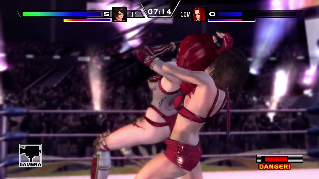 Rumble Roses Reiko Hinomoto vs Yasha