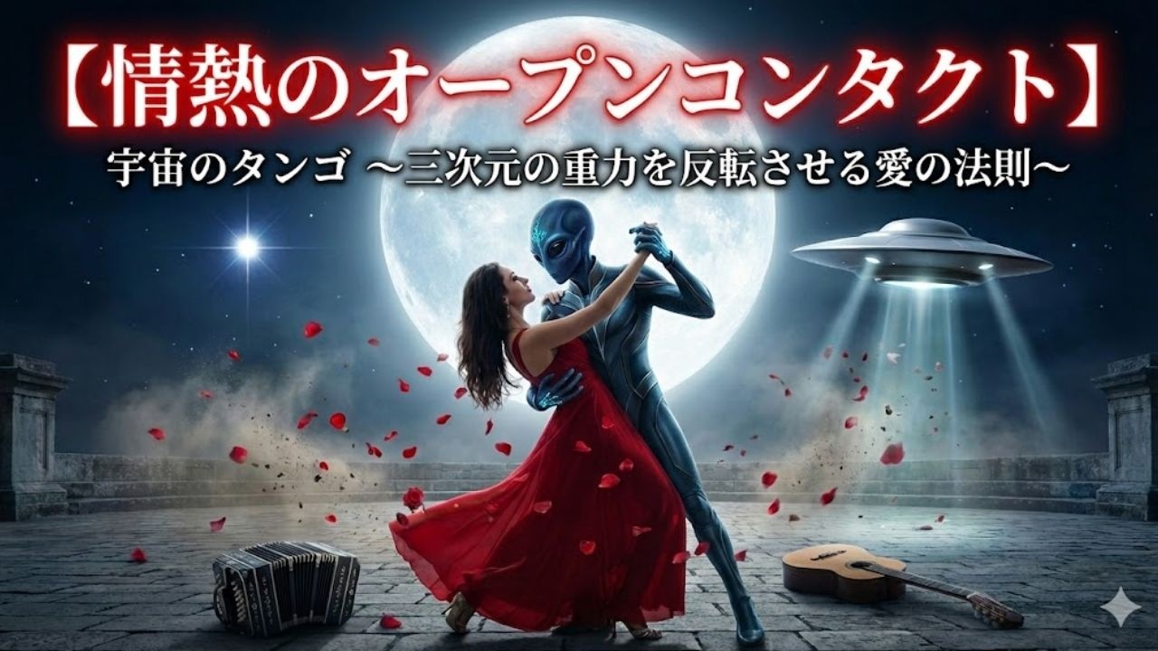 【情熱のオープンコンタクト】宇宙のタンゴ 〜三次元の重力を反転させる愛の法則〜