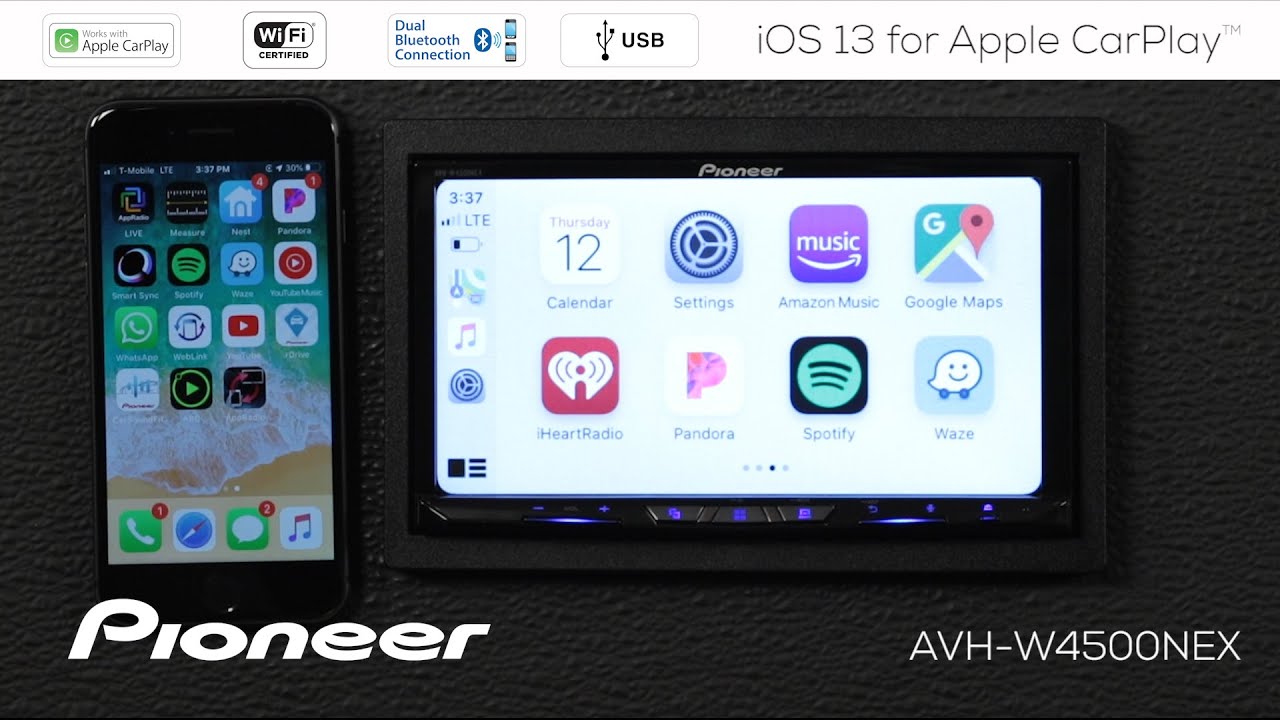 Apple CarPlay with iOS 13 on Pioneer NEX Receivers