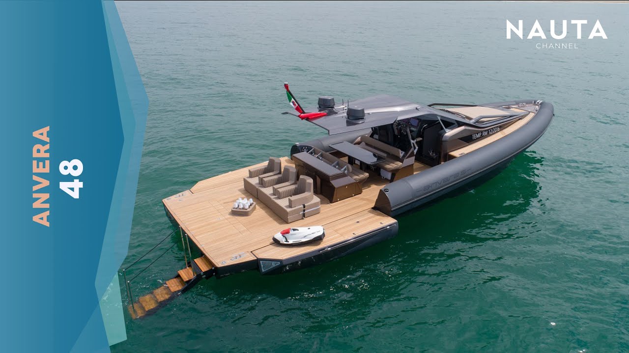 Anvera 48 - il gommone in carbonio super veloce (ma anche super tender di maxi yacht)