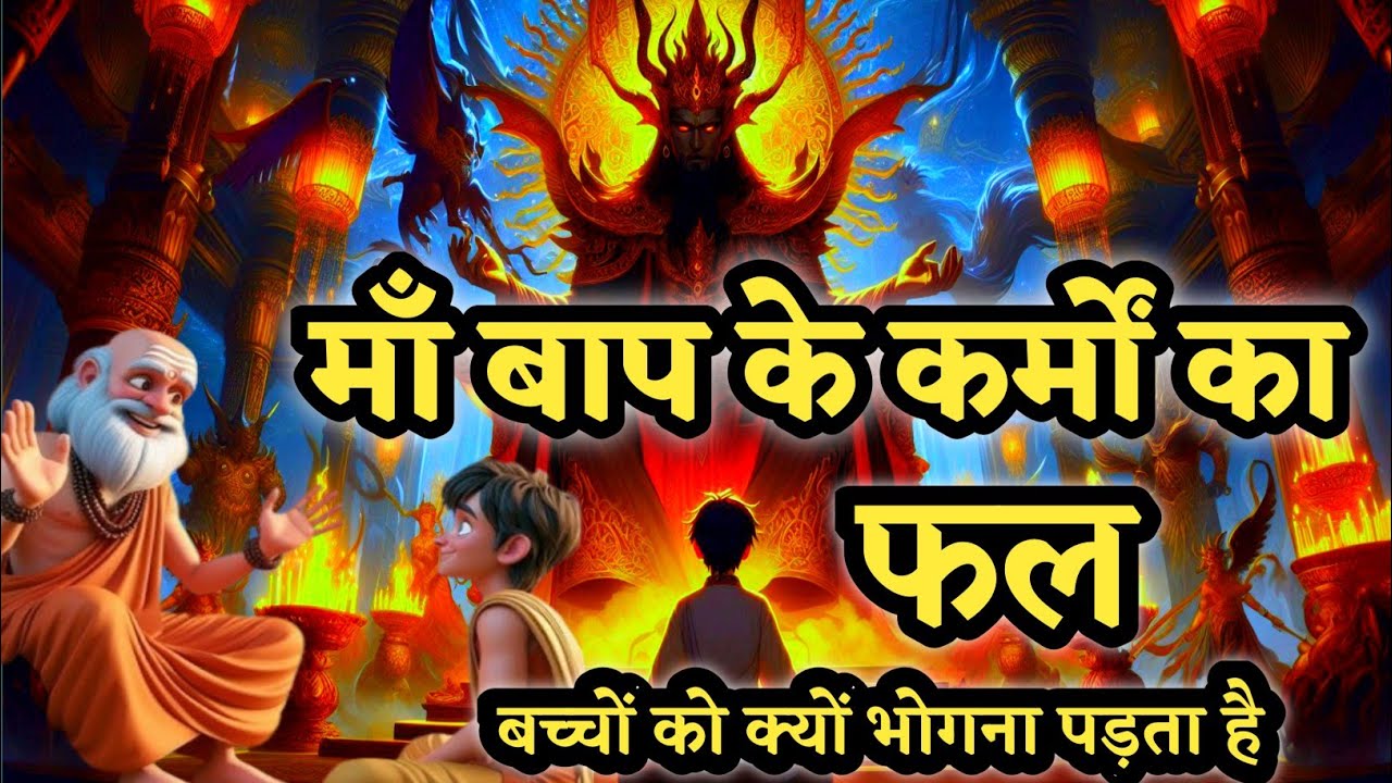 क्या माँ बाप के पाप का फल बच्चों की जिंदगी बर्बाद कर देता है? बुरे कर्मो का फल कब और कैसे मिलता है|
