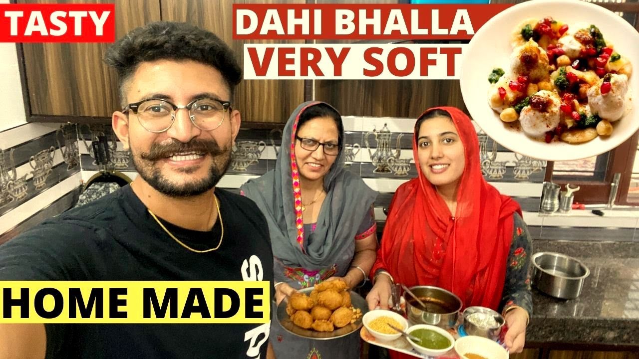 Dahi Bhalla Recipe Punjabi | Dahi Vada Recipe | How to make Dahi Bhalla at Home | Dahi Bhalle Recipe