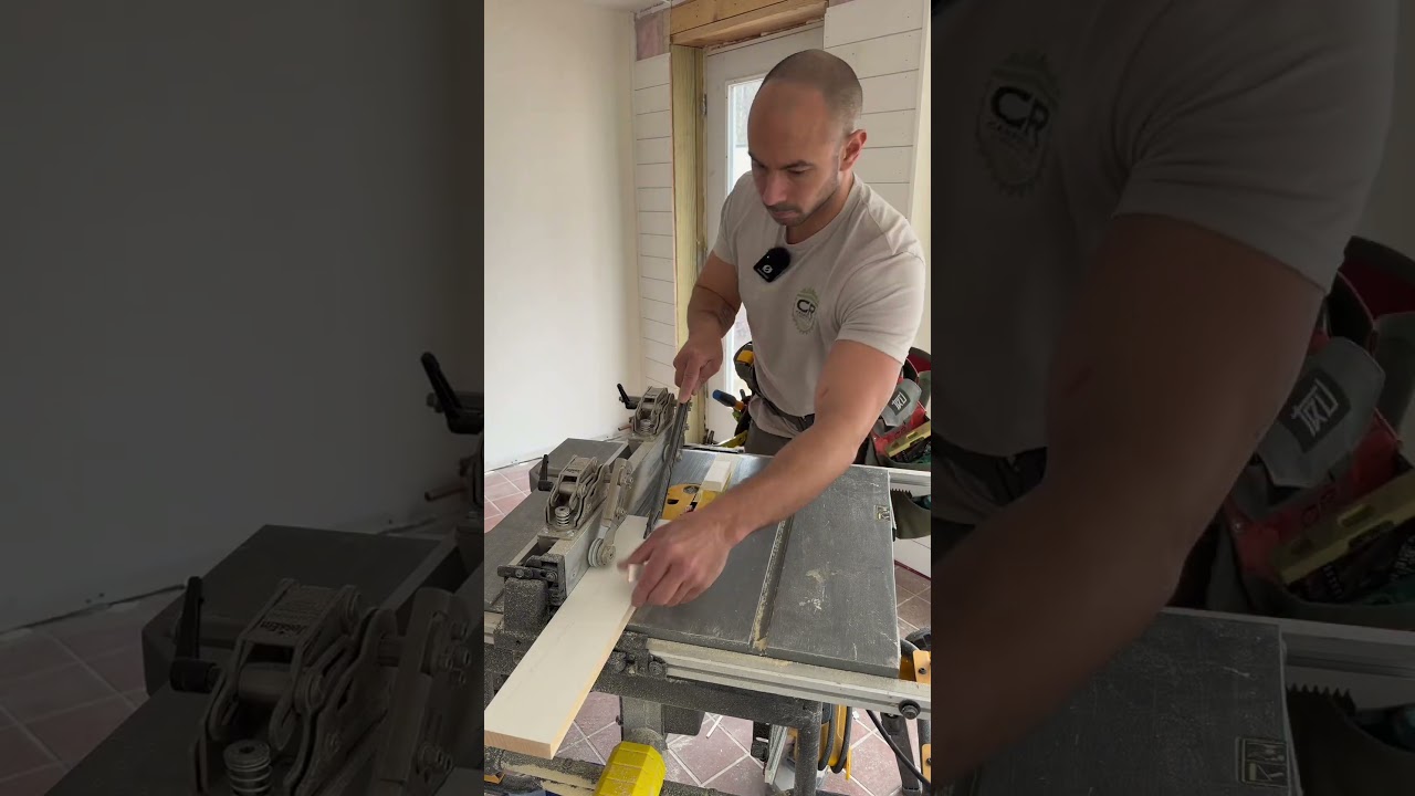 Повторные продольные распилы? Сделайте это. #строительство #сделайсам #столярныеработы #ремонт #б...