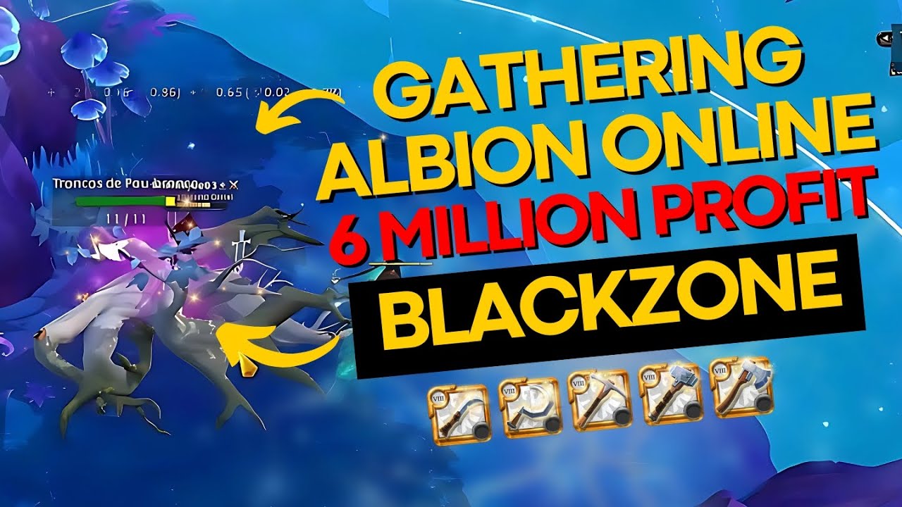 ⚒️ ALBION ONLINE GATHERING ⚒️ BLACK ZONE GATHERING | COLETA ALBION ONLINE NA BLACK ⚒️ | #05