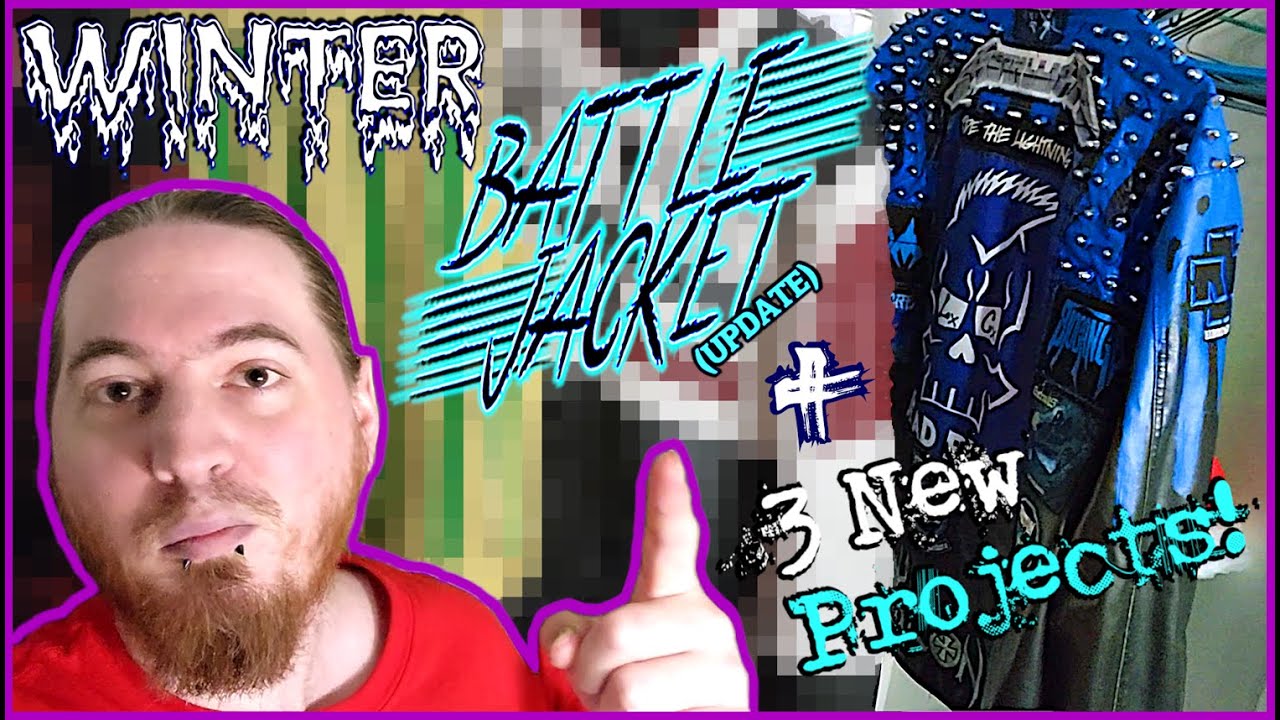 Winter Battle Jacket Update + New Vest/Jacket Projects | Painted Punk Vest | The Start Of Frog Punk
