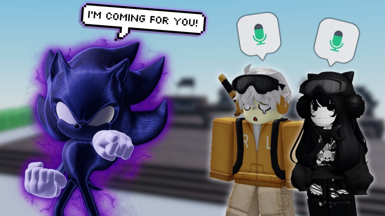 ТЁМНЫЙ СОНИК НАВОДИТ УЖАС НА ИГРОКОВ В ГОЛОСОВОМ ЧАТЕ ROBLOX