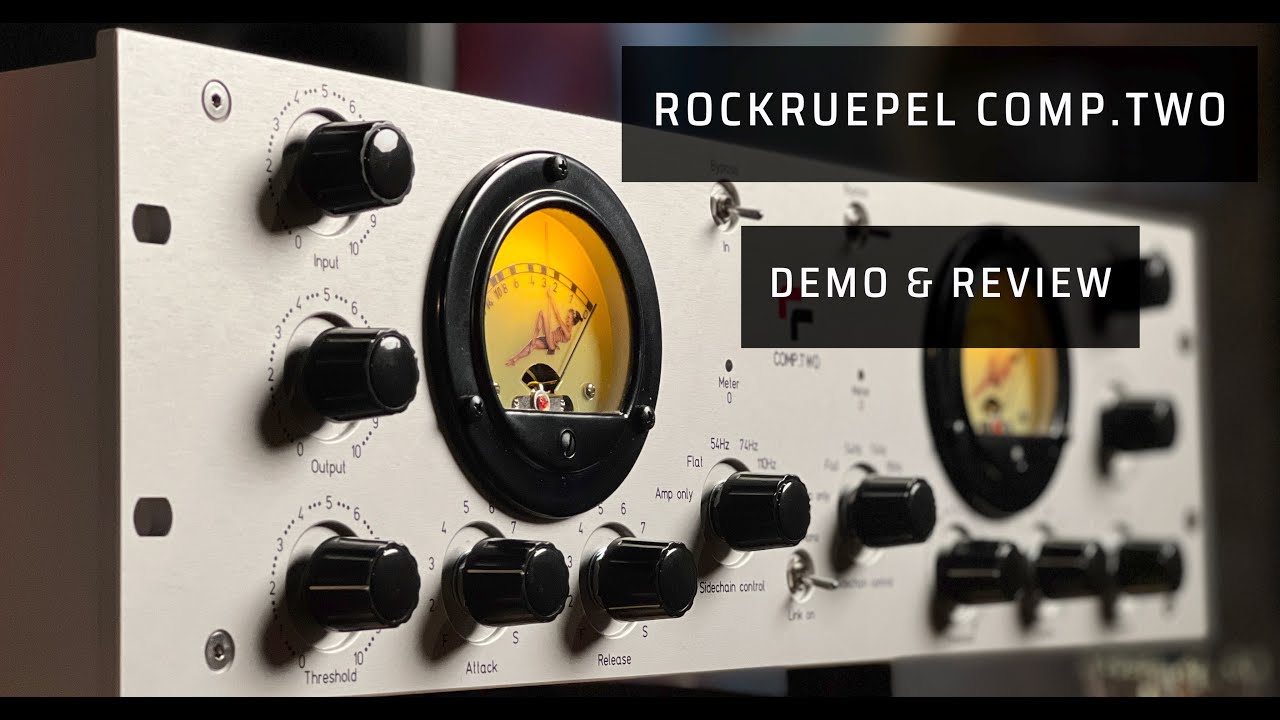 Rockruepel Comp.Two Demo & Review #valvecompressor #proaudio #Recordingequipment #tubecompressor