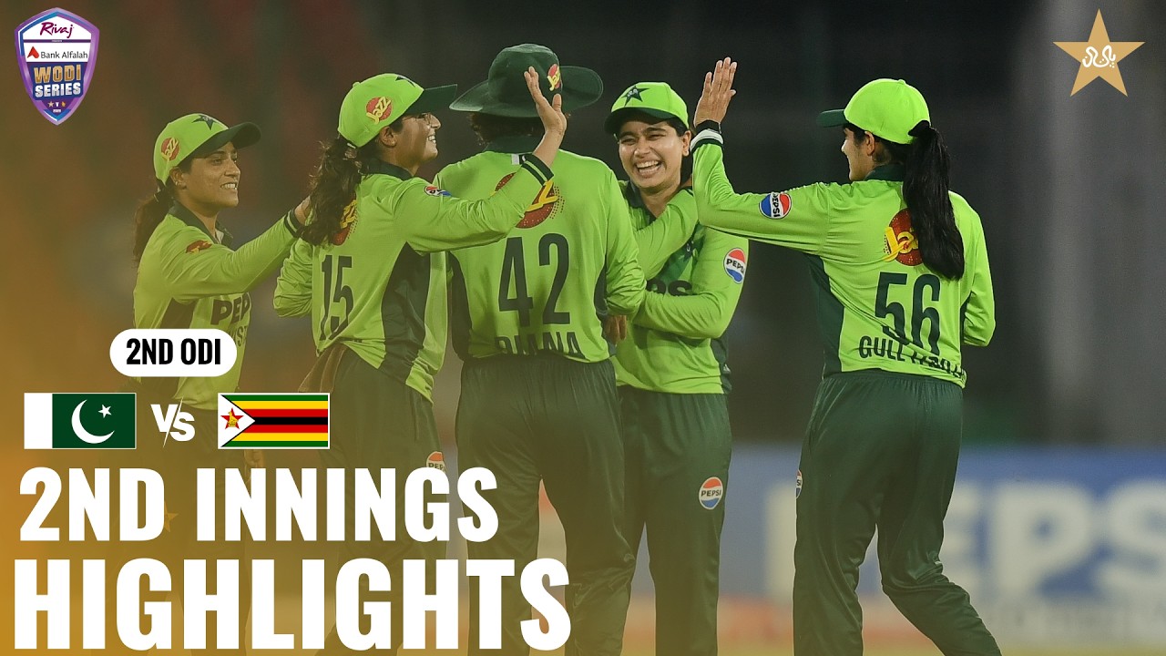 2nd Innings Highlights | Pakistan Women vs Zimbabwe Women | Match 02 | ODI Series 2026 | M9H1K