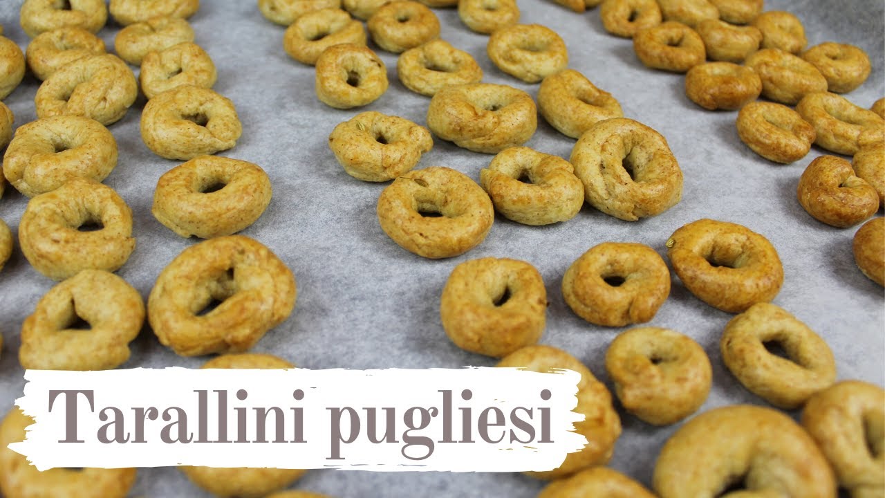 Taralli pugliesi fatti in casa. Impasto con bimby.
