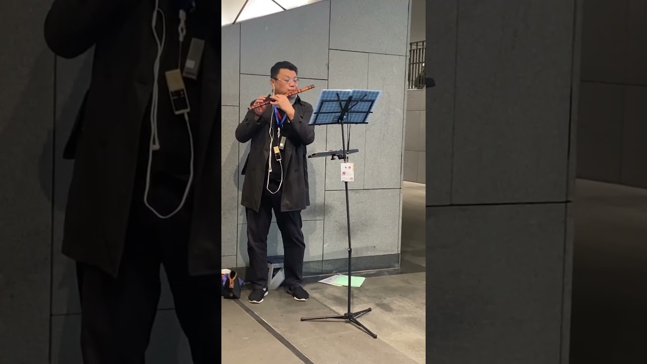柳笛吹奏竹笛/“甘願（台）”/台北捷運大安森林公園站（115/2/2）